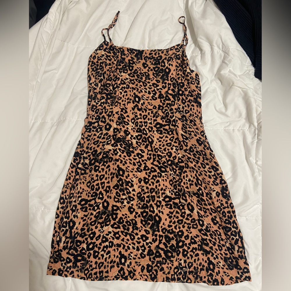 Aritzia Wilfred Isabelle Leopard Print Mini Dress… - image 4